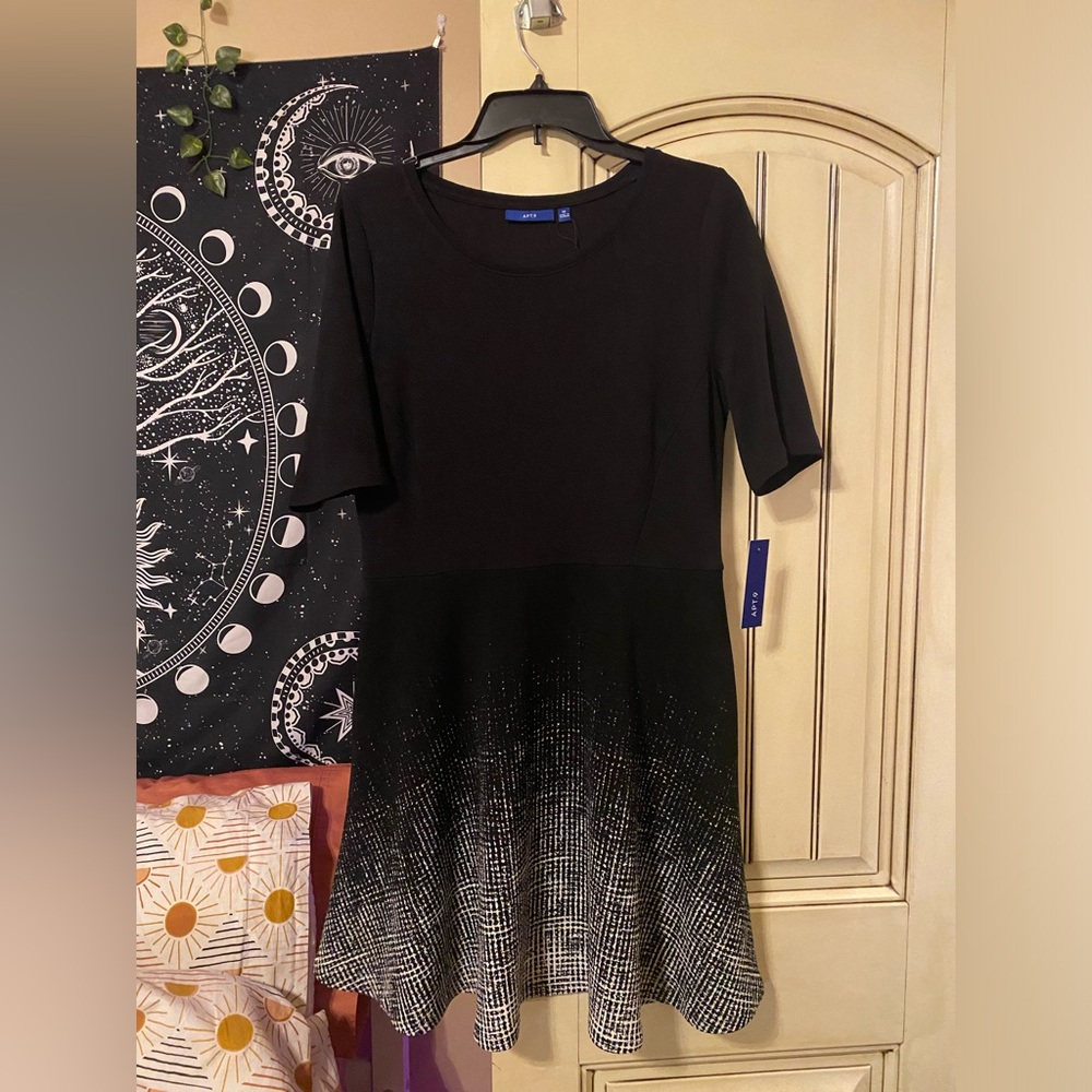 Apt. 9 Black Dress Size Medium